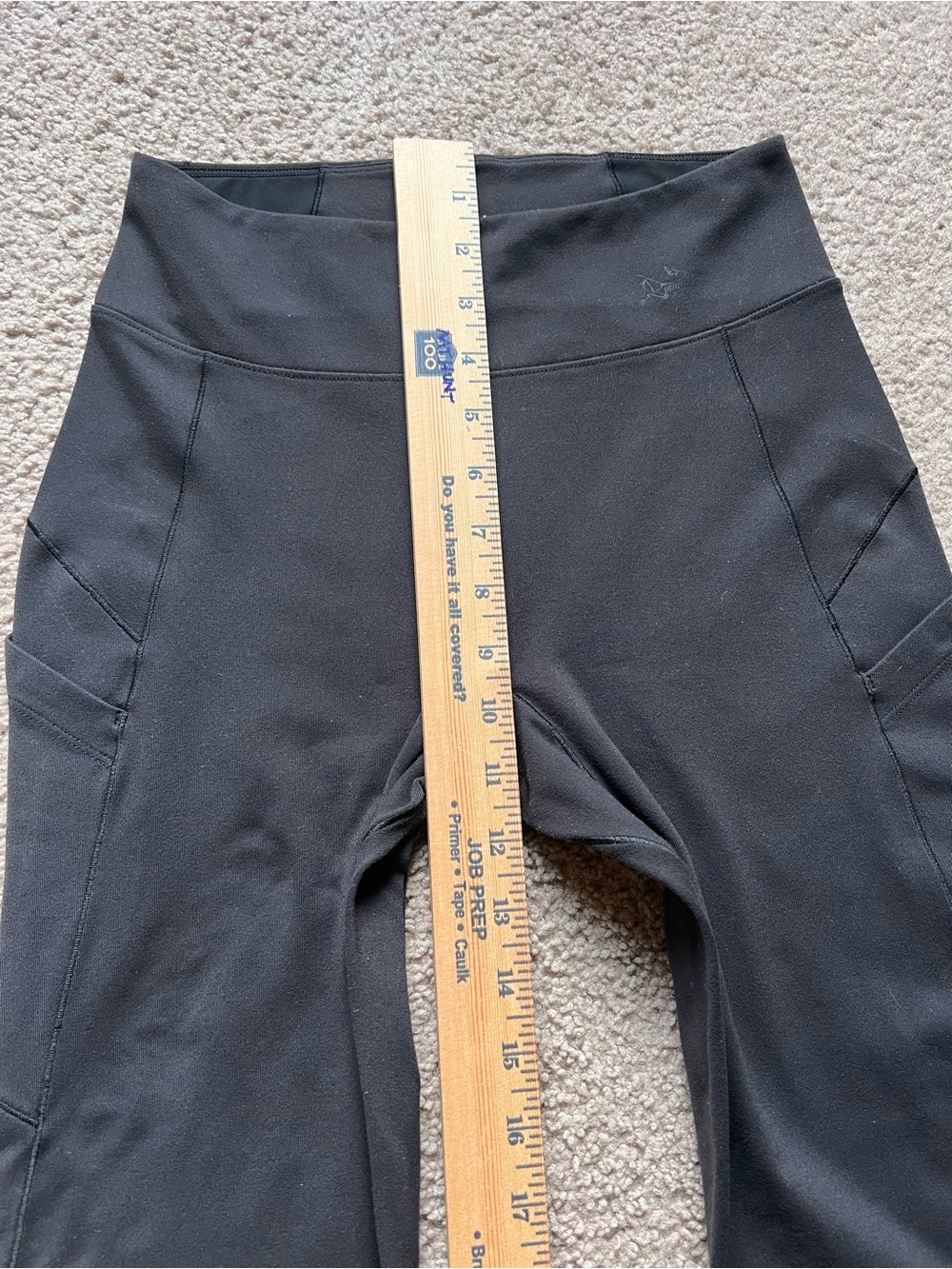 Arc'teryx Delaney High Rise Leggings Black Size Small with Pockets - Picture 7 of 10